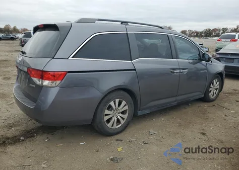 2015 Honda Odyssey Exl из США, поврежденный, VIN 5FNRL5H64FB051452